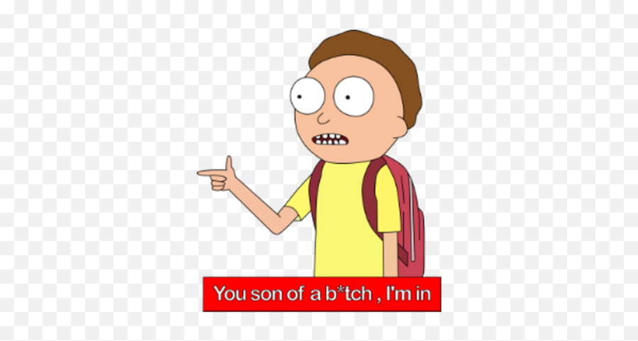 Rick And Morty Meme - You Son Of Ab I M In Rick Emoji,Emotions Within Memes