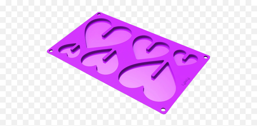 Silicone 3d Love Heart Chocolate Mould U0026 Ice Tray - Silicone Heart Chocolate Mould Emoji,Emoticon People Silicone Chocolate Mold