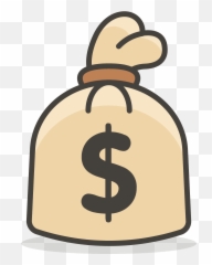 717 - Bag Of Money Cartoon Png Emoji,Cash Emoji