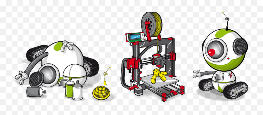 Robikast - Dot Emoji,3d Printed Emotions