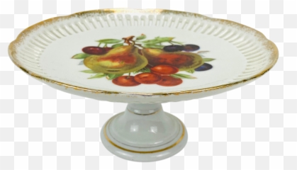 Antique 1940s Reticulated Fruit Stand - Serving Platters Emoji,Emotion Petits Fours