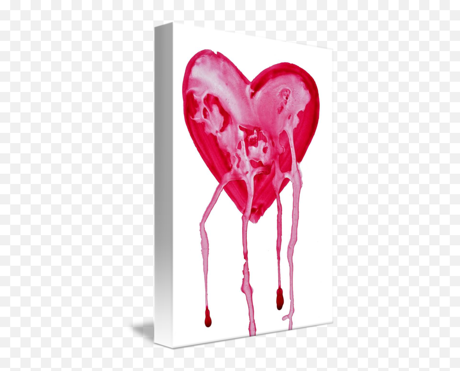 Bleeding Heart - Heart Emoji,Emotion Heart Art
