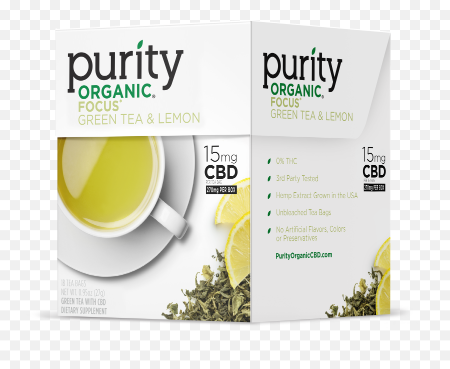 Lemon 15mg Bag - Purity Organic Cbd Emoji,Emotion Classic With Green Tea Extract