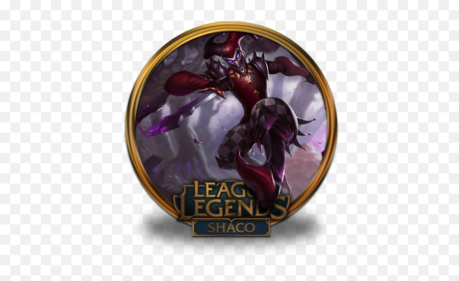 Icon Of League Of Legends Gold Border Icons - Shaco League Of Legend Emoji,League Of Legends Zed Facebook Emoticon