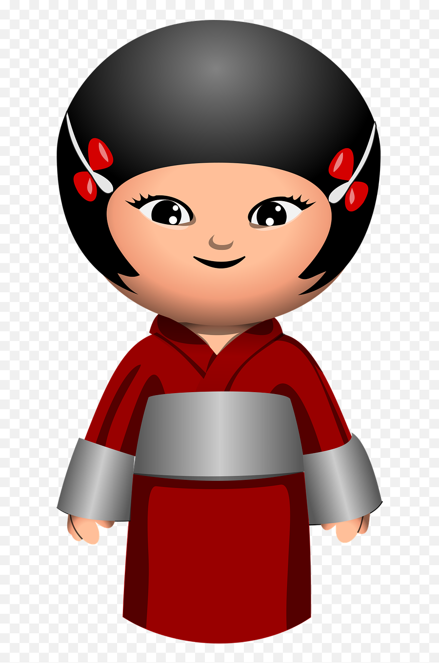 People Girl Woman Japanese Public Domain Image - Freeimg Japanese Kid Clip Art Emoji,Blurry Japanese Emoticon