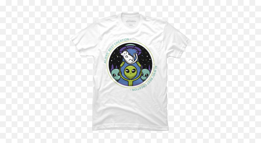 New White Alien T - Shirts Tanks And Hoodies Design By Humans Emoji,Wave Goodbye Animated Emoticon