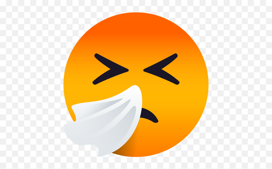 Emoji Sneezing Face Sick - Emoji Sneeze Gif,Sneeze Emoji