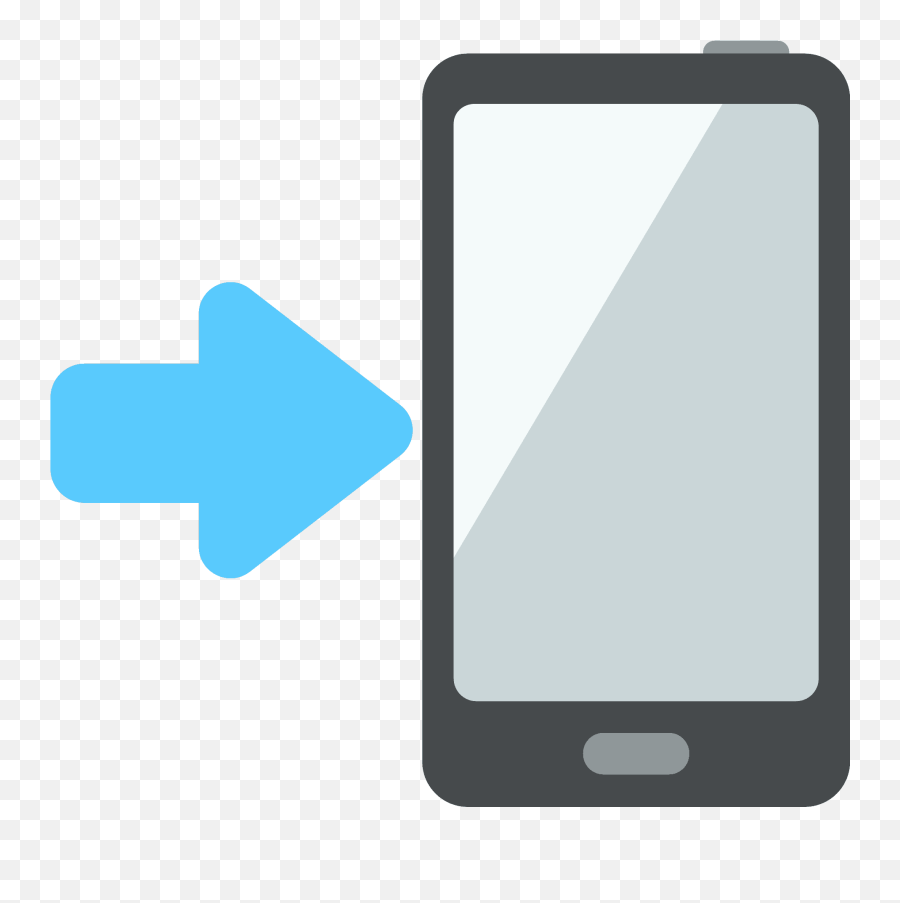 Mobile Phone With Arrow Emoji - Iphone Phone Emoji Png,Cell Phone Emoji