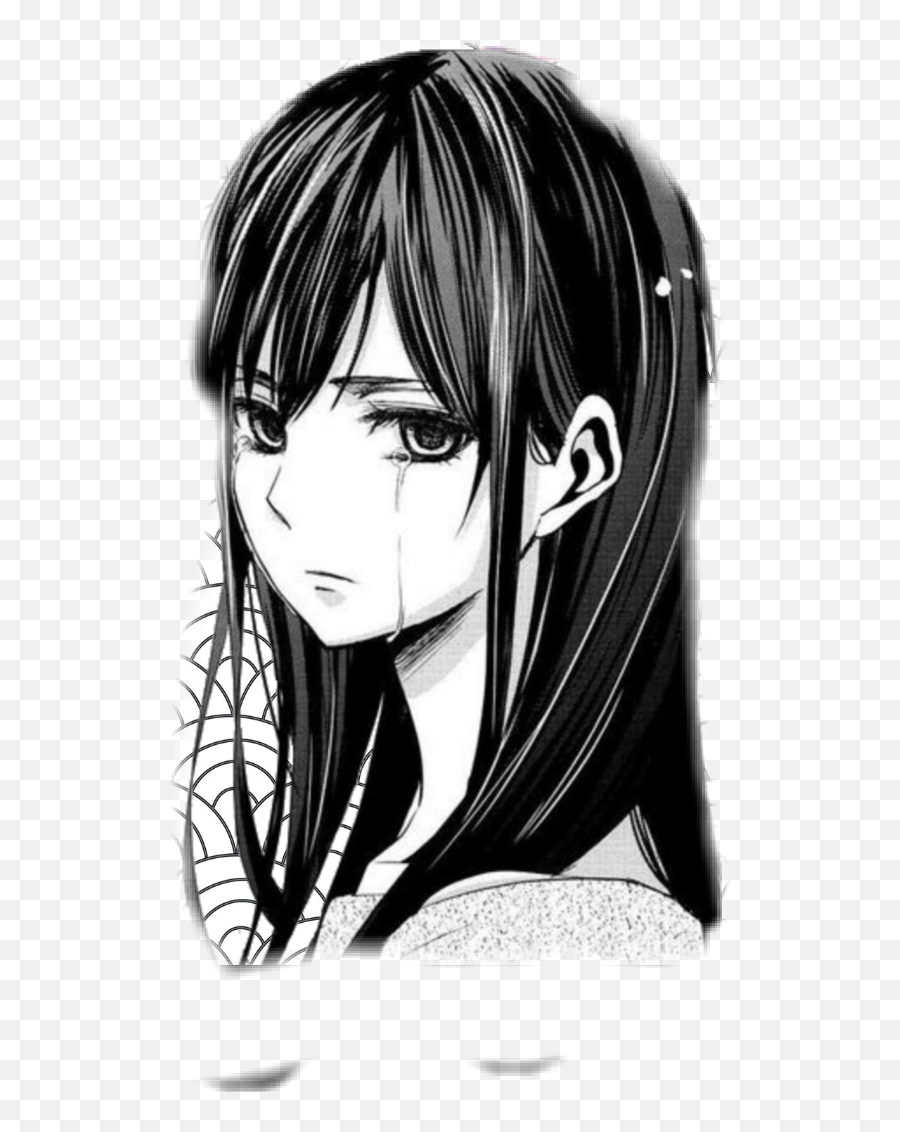 Anime Aesthetic Pfp Sad - Anime Girl Crying Drawing Emoji,Porno Kik Emoticons