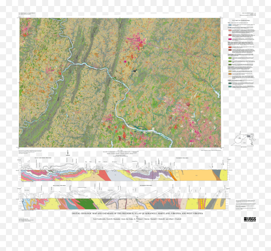 Usgs Open - File Report 02437 Photo Gallery Frederick Quadrangle Emoji,Drake Fine Iwth Showing Emotion Line