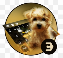 Cute Dog With Big Eyes Animal Keyboard - U200c Google Vulnerable Native Breeds Emoji,Dog Emoji Keyboard