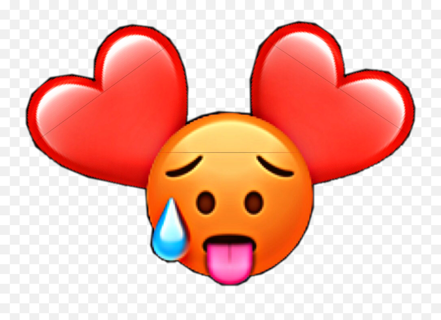 Interesting Emoji Emojis Love Sticker - Happy,Teardrop Emoji Png