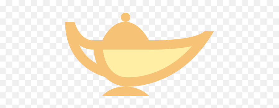 Magic Lamp Icon In Office Xs Style - Serving Emoji,Aladdin And Jasmine Emojis