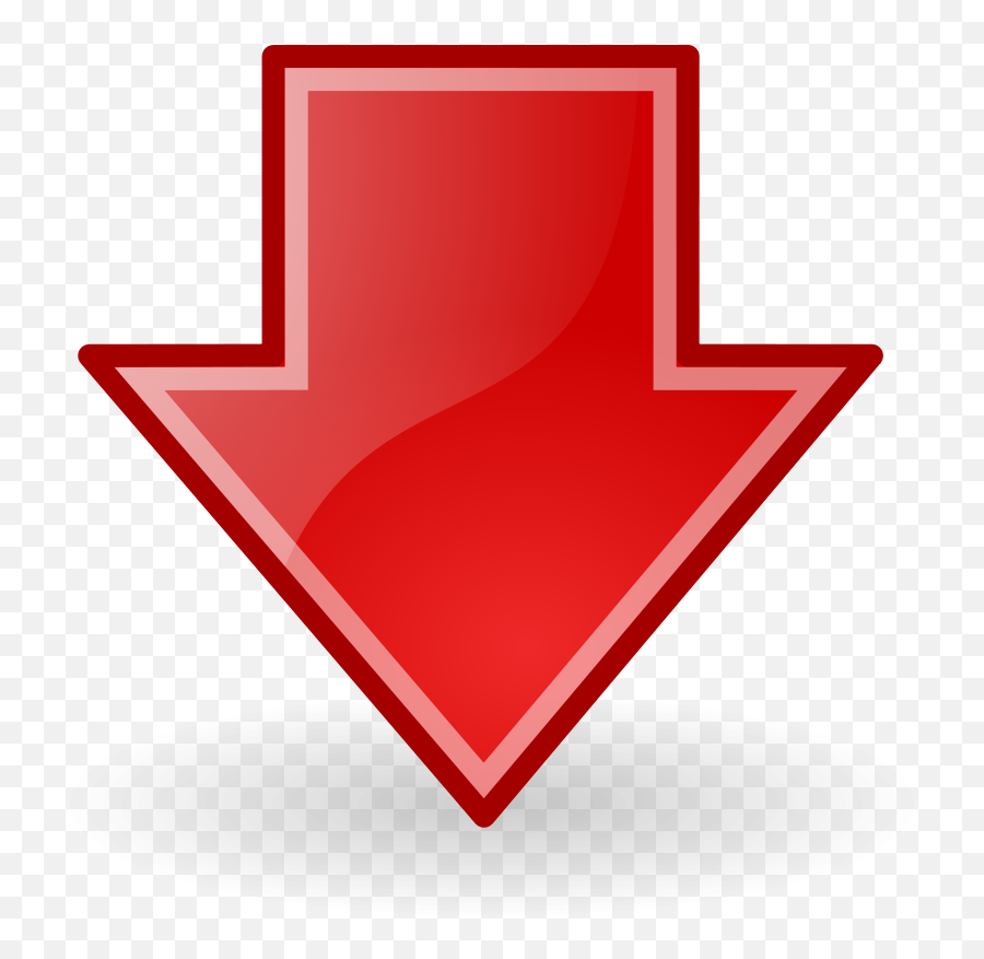 Free Transparent Down Arrow Png Images - Red Arrow Down Png Emoji,Red Down Arrow Emoticon