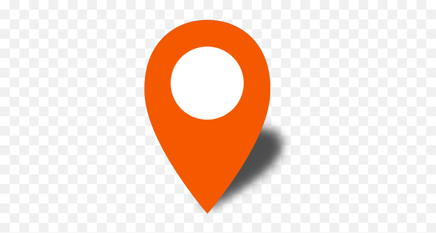 Simple Location Map Pin Icon2 Orange Free Vector Data Svg - Check In Vector Free Emoji,Conchita Emoji