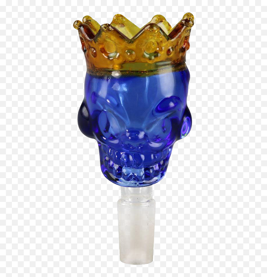 Crowned Skull Herb Slide Bowl - Assorted Colors Decorative Emoji,Emoji Crown For Sell