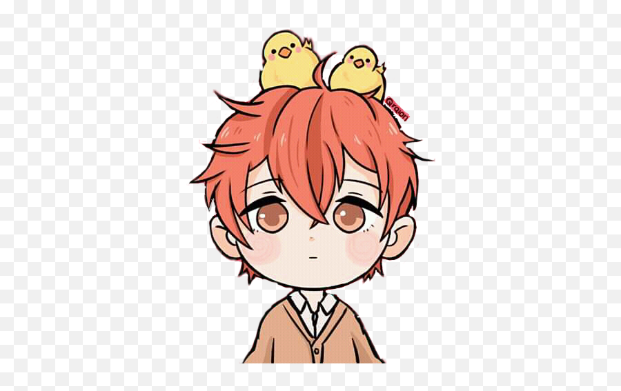 Given Mafuyu Pollito Sticker By Michell Ojeda Emoji,Mystic.messenger Emojis