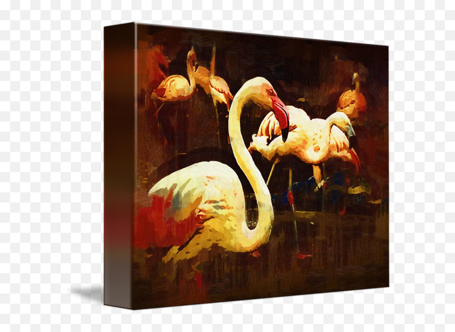 Gothic Flamingos By Kirt Tisdale Emoji,Goth Emotions