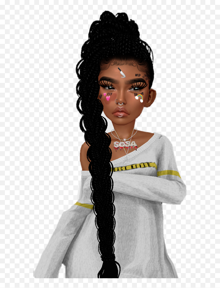 Imvu Sticker By Lanibarbie - Curly Emoji,Imvu Emoji