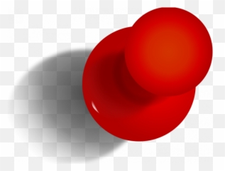 Paper Red Pin Sewing Needle - Red Push Pin Png Download Push Pin Png Emoji,Emoji Pins