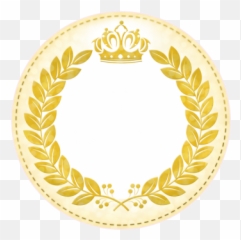 Golden Crown In Pink With Stripes And - Prince Emoji,Emoji Candy Table Ideas