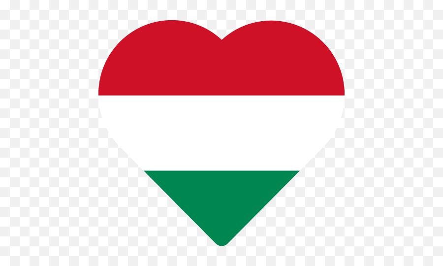 Vector Country Flag Of Hungary - Heart Vector World Flags Emoji,Eastern Bloc Emoji