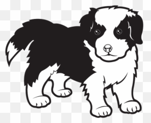 Border Collie Puppy Clipart - Border Collie Clip Art Emoji,Border Collie Emoji