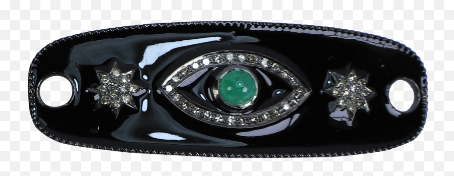 Fine Jewellery Emerald Gemstone Art Deco Evil Eye Designer - Solid Emoji,Dreadlock Emoji