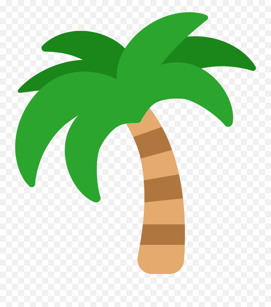 Sticker Tree Clip Art - Transparent Palm Tree Emoji Png Palm Tree Clip Art,Beach Emoji Art