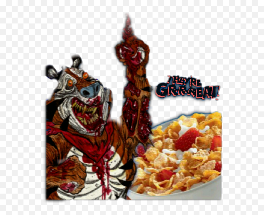 Kellogs Tonythetiger Cereal Sticker By Twiztid Brett - Rabid Tony The Tiger Emoji,Find The Emoji In The Cereal