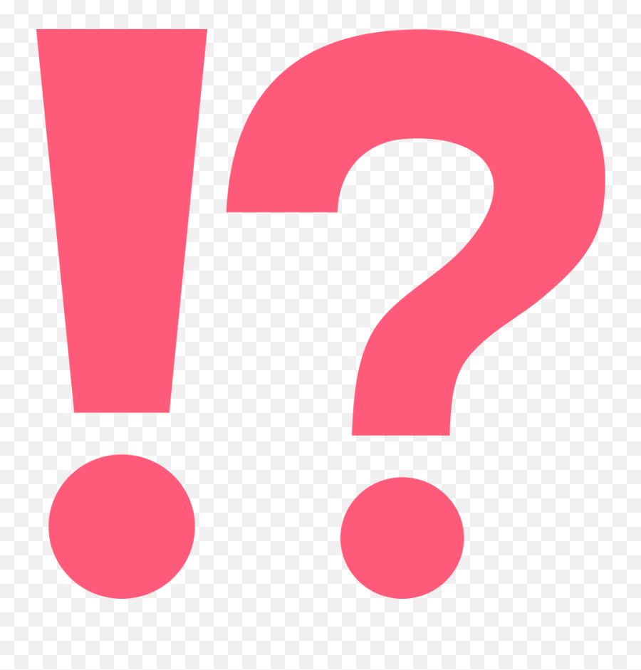 Pink Exclamation Point - Question Mark Exclamation Gif Emoji,Black Diamond Question Mark Emoji