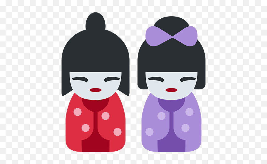 Japanese Dolls - Japan Emoji Transparent,Japanese Emoji