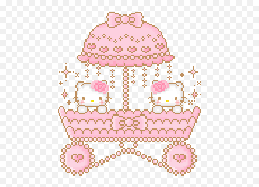 Hk 94 - Pixel Cute Hello Kitty Gif Emoji,Hello Kitty Msn Emoticons