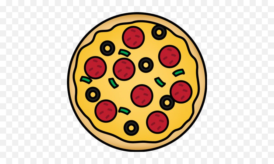 Pizza Clipart Png Image With No - Whole Pizza Clip Art Emoji,Pizza Emoji Transparent