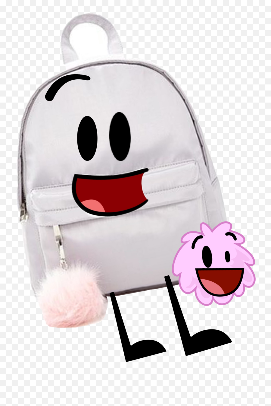 Bfdi Sticker By Silvinhapaula99 - Girly Emoji,Smiley Emoji Backpack