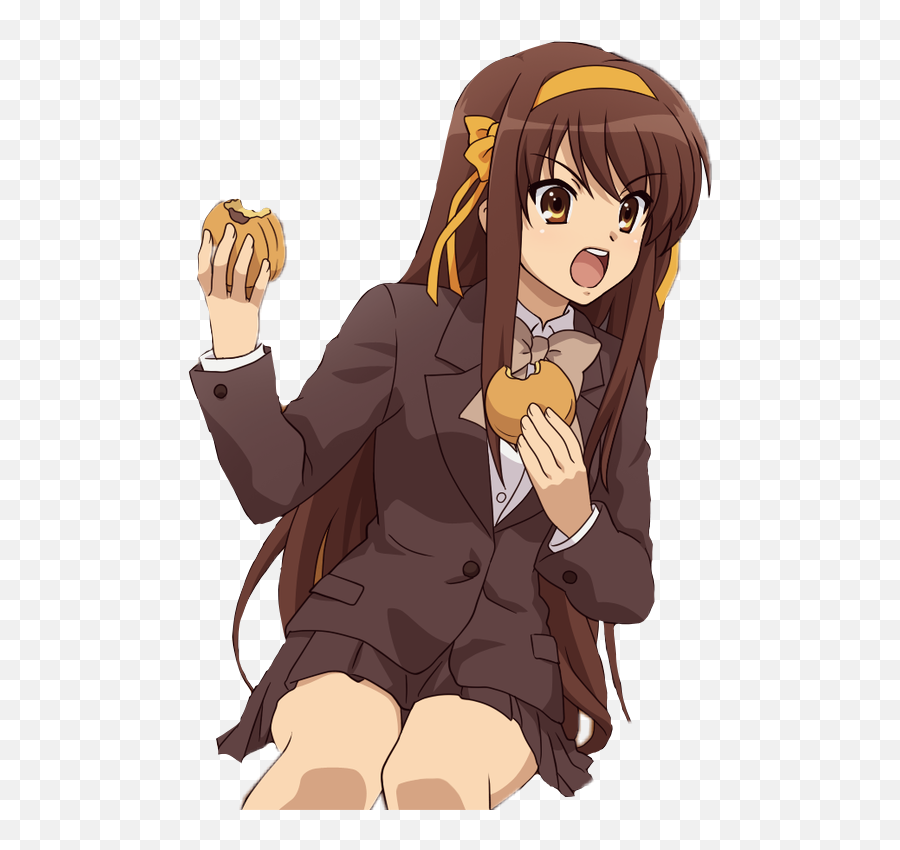 The Most Edited Haruhisuzumiya Picsart - Hime Cut Emoji,Haruhi Suzumiya Emoji