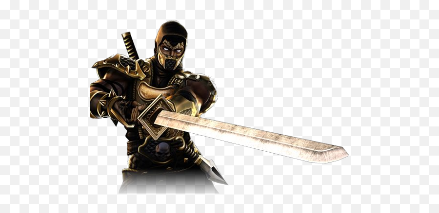 Scorpion With Mask Or Without - Mortal Kombat Online Render Scorpion Mortal Kombat Emoji,Screwattack Emoticon