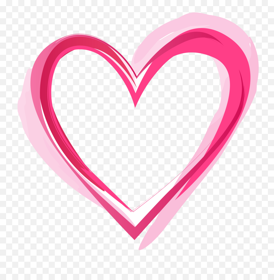 Heart Clip Art - Pink Heart Png Clipart Emoji,Pink Heart Emojis