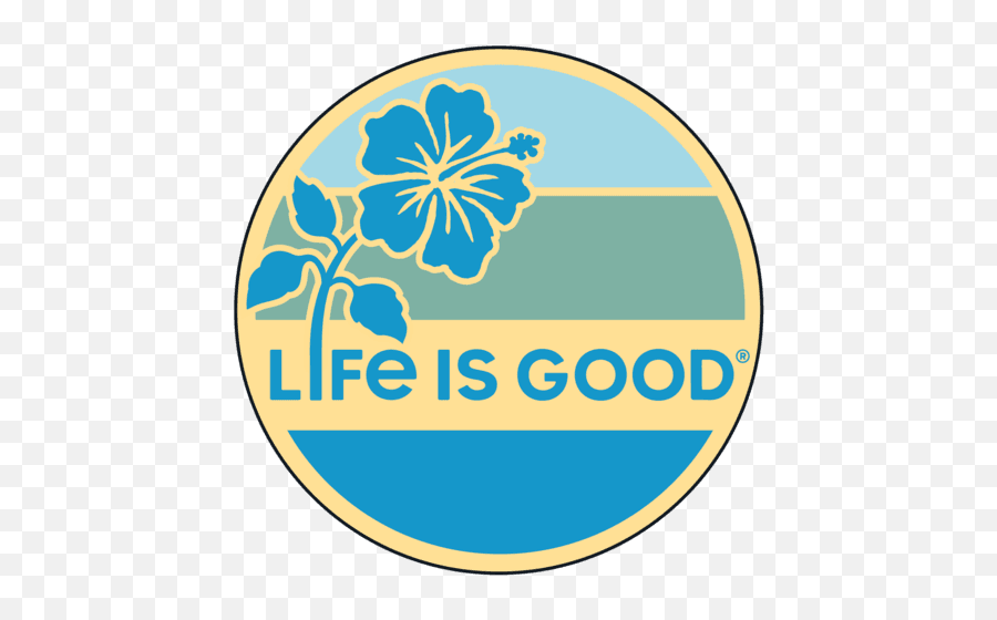 Accessories Hibiscus Sun Magnet - Life Is Good Stickers Emoji,Best Customization For Friends Emojis Sc
