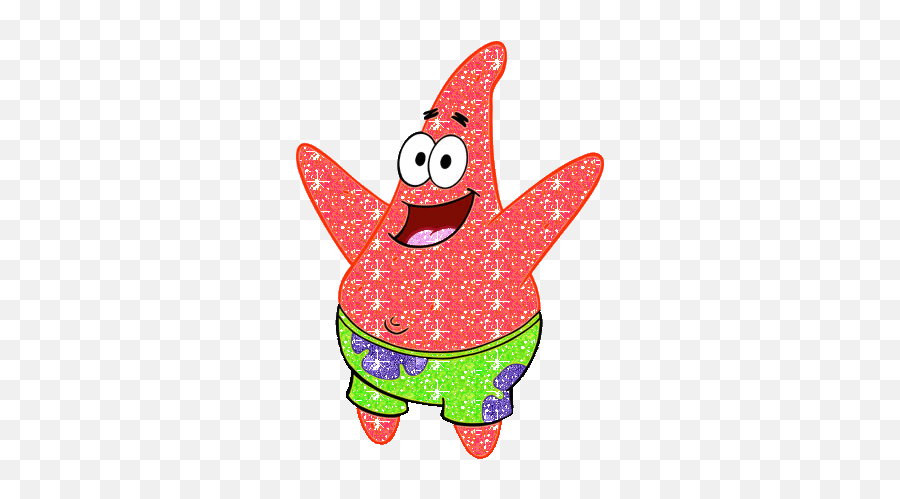 Glitter Gif Picgifs Spongebob 0381203 - Patrick Star Emoji,Emoticon Carátula