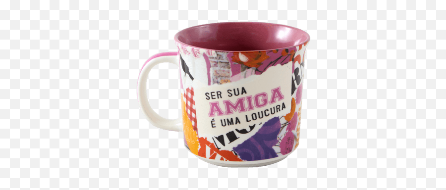 Caneca Tom Zonacriativa Emoji Amiga - Caneca Zona Criativa Ser Sua Amiga,Emojis De Amigas