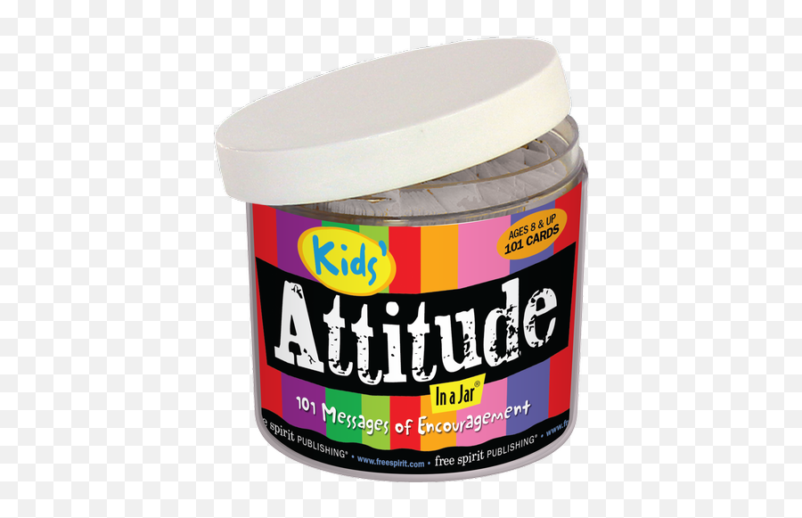 Kidsu0027 Attitude In A Jar 101 Messages Of Encouragement - Language Emoji,Face Feelings Emotions Attitudes