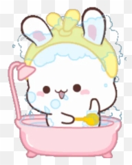 Happy Rabbit Whatsapp Sticker - Happy Bunny 3 Fulfilling Daily Life Emoji,Emojis Ios Rabbit