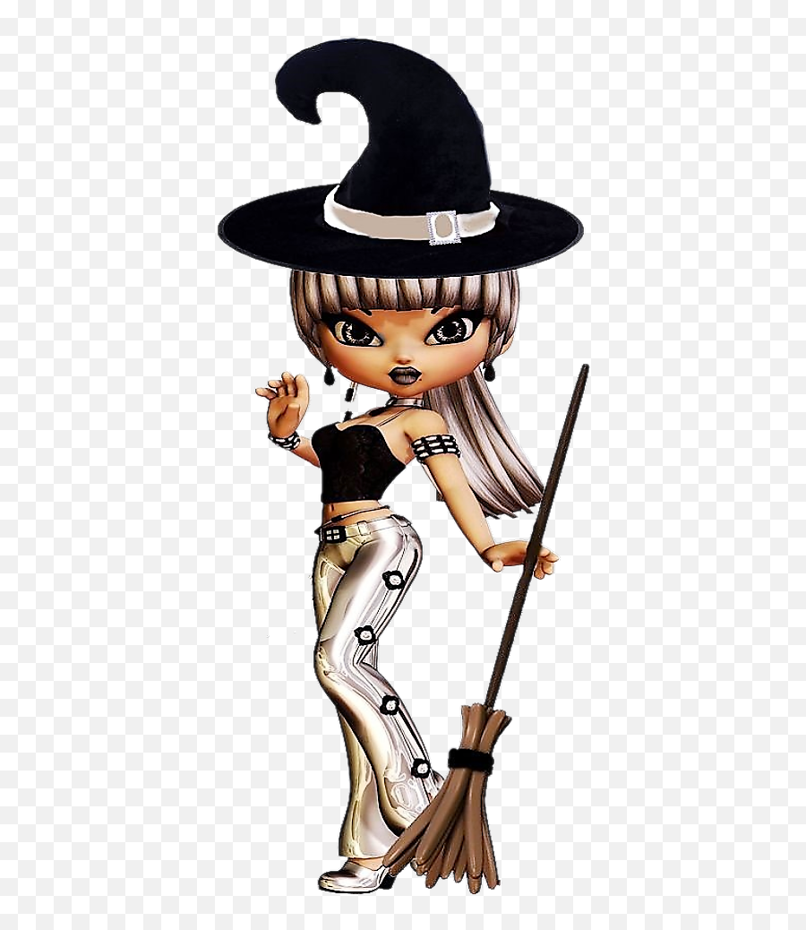 Halloween Digital Art Voodoo Doll Tattoo - Muñecas De Halloween Con Nombres Emoji,Voodoo Dolls Emoticons.