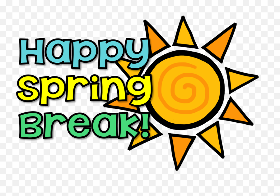 No School Happy Spring Break Waverly - Happy Spring Break Clip Art Emoji,Spring Break Emoji