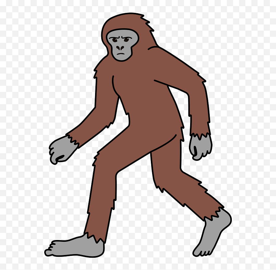 Bigfoot Clipart - Ugly Emoji,Sasquatch Emoji