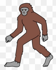 Bigfoot Clipart - Ugly Emoji,Sasquatch Emoji