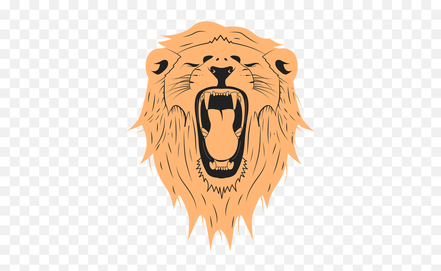 Lion Illustration Design - Transparent Png U0026 Svg Vector File Lion Emoji,Desenho Emojis Para Colorir