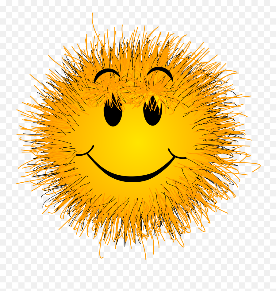 Fluffy Hair Smiley - Free Vector Graphic On Pixabay Happy Emoji,Bearded Man Emoji