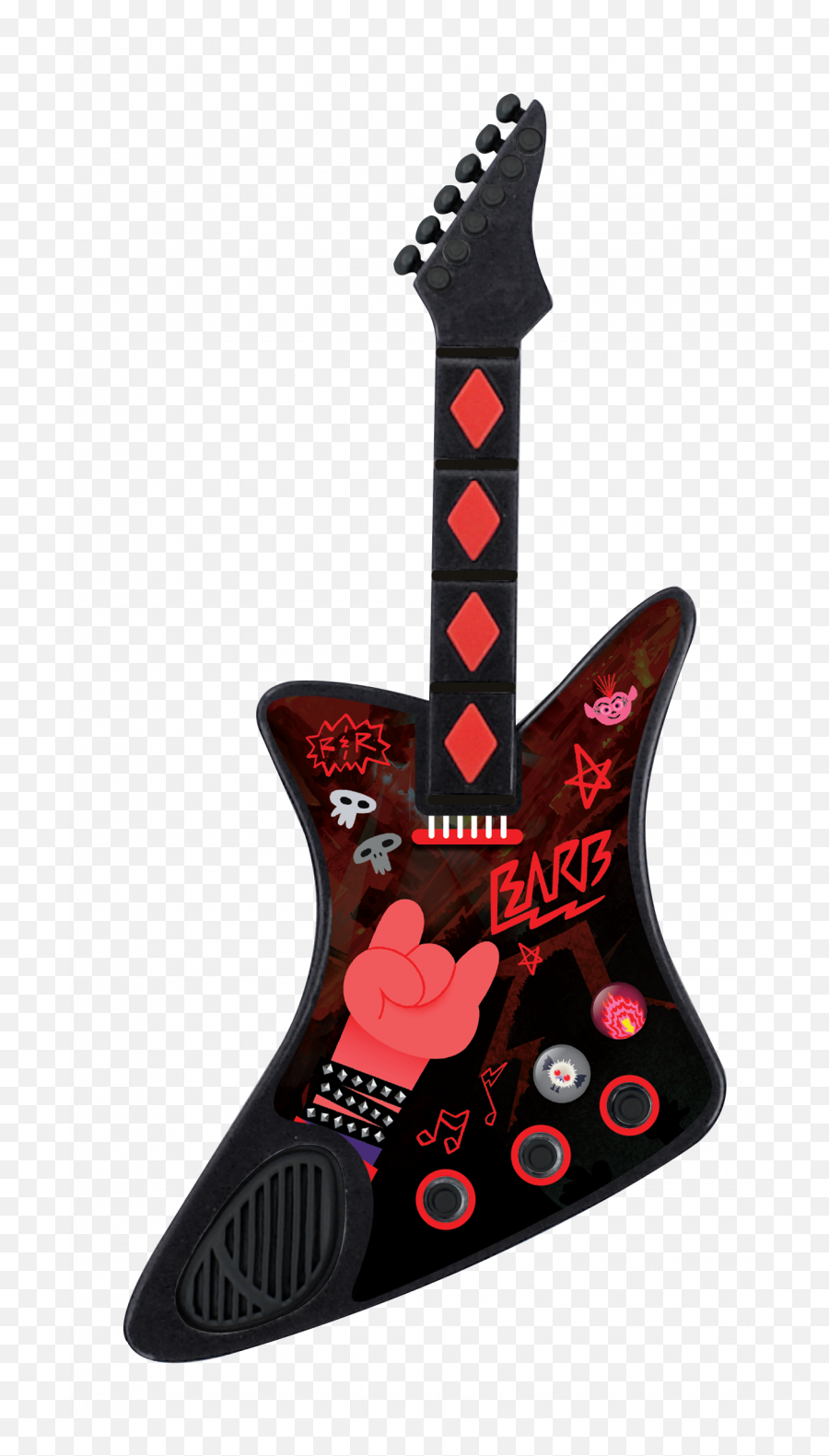 Candyrific Emoji,Guitars Display Emotion